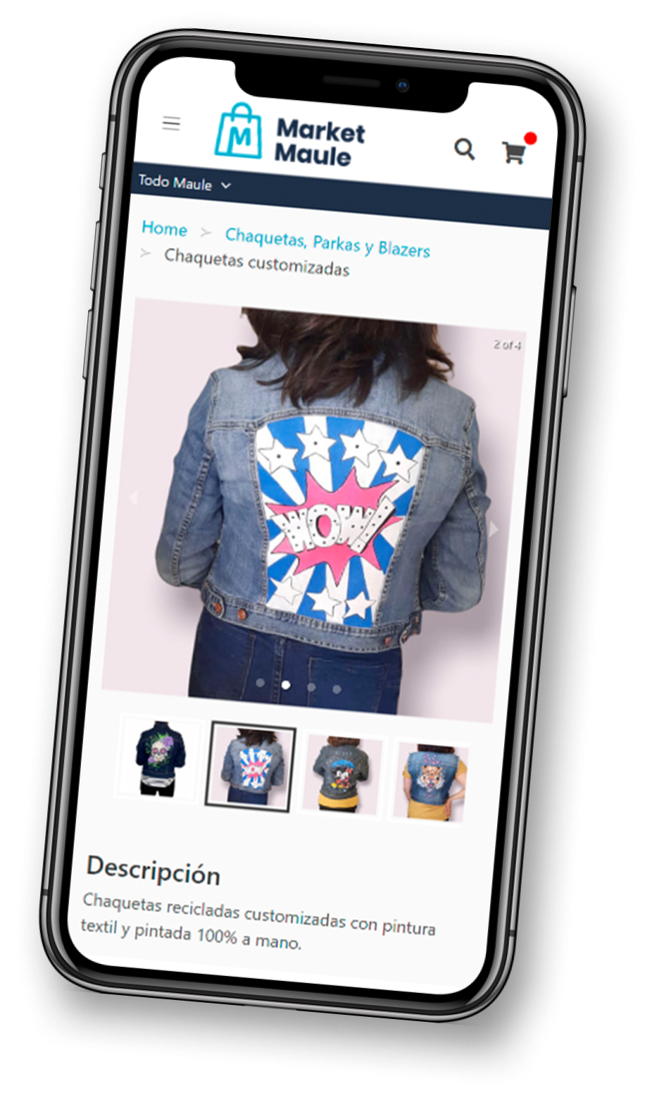 MarketMaule mobile mockup